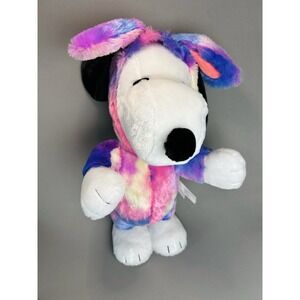 Peanuts Snoopy XL Easter Bunny Decoration BIG Stand Up Plush 20"